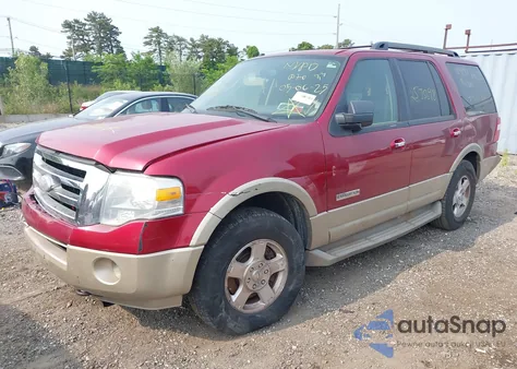 2007 Ford Expedition Eddie Bauer из США, поврежденный, VIN 1FMFU18577LA36874